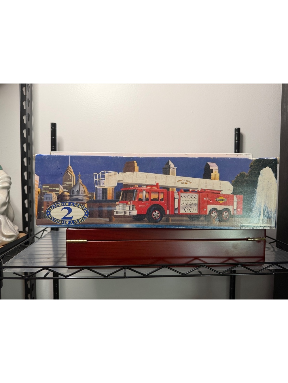 American LaFrance Model 700 Fire Truck Toy in Original Box